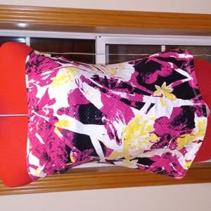 Y2K Express Sexy Strapless Bra Cami with Sequins Size M